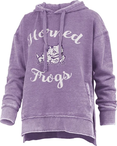 Women's TCU Texas Christian Hoodie Vintage Hooded Fleece Sweatshirt Cover