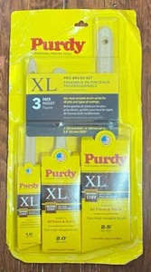 PURDY XL PRO BRUSH SET 3 PACK (1.0" DALE/ 2.0" SPRIG/ 2.5" GLIDE) BRAND NEW. - Picture 1 of 2