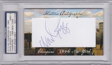 Wade Boggs New York Yankees 2012 HA PSA DNA Auto 9 1996 WS Chmp 12t All-Star HOF