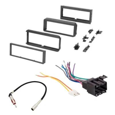 Single DIN Car Stereo Radio Dash install kit for select 1982-UP Buick/Chevy/GM - Image 1 of 2