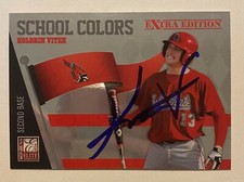 Kolbrin Vitek Signed Donruss #6 2010 Card Elite Extra Edition Auto MLB RAD
