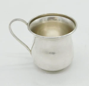 Sterling Silver Baluster Christening Mug Vintage 1994 Birmingham - Picture 1 of 5