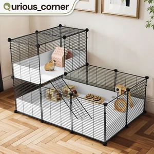 41"x28" Indoor Hamster Cage Bunny Playpen Waterproof Metal also for Ferret Cage - Picture 1 of 11