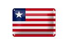 Blechschild Flagge Liberias 18x12 cm Flag of Liberia Deko Schild