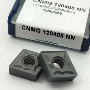 10PCS PVD coating CNMG120408-NN LT10 CNMG 120408 NN CNC Carbide turning insert - Foto 1 di 5