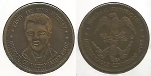 Elvis The King Presley offizielle Gedenkmedaille - Bild 1 von 1