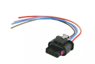 4F0973704 Female Pressure Sensor Connector For VW Golf Jetta Passat Transporter - Image 1 of 4