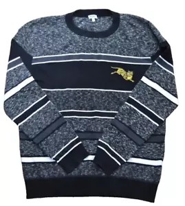 Kenzo Paris Pullover Herren Jumping Tiger Gr. Medium schwarz grau Baumwolle/Wollmix - Bild 1 von 9