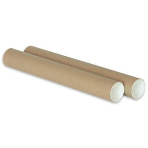 Thickness Packaging Cylinders Kraft Mailing Tubes Heavy-duty Kraft for Shipping - Picture 1 of 10