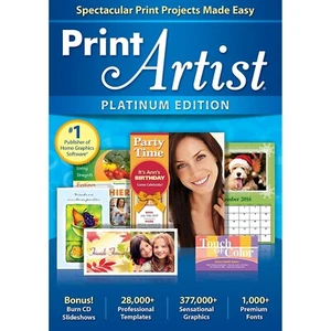 Print Artist Platinum Edition 25 Media CD Sealed - Picture 1 of 2