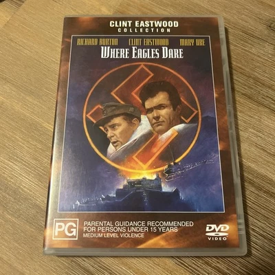 Where Eagles Dare (DVD, 1969) Region 4 - image 1 of 3