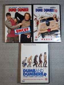 Dumb and Dumber, Dumb and Dumber To / 2 & Dumb and Dumberer DVD Movie Bundle - Picture 1 of 1