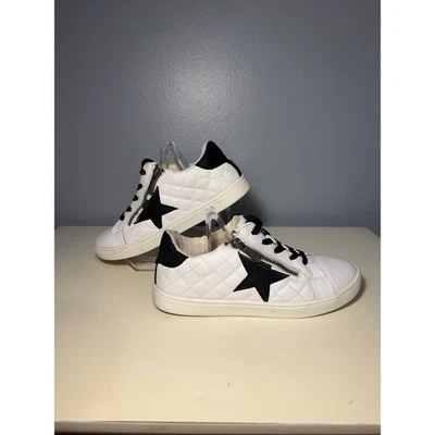 Zapatillas Nina Niños Blancas Acolchadas Estrella Cremallera Juvenil Talla 4 Foto 1 de 4