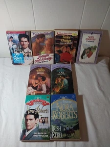 Nora Roberts Silhouette Vintage PB Book Lot Of 8 - Picture 1 of 7