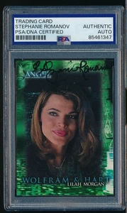 2001 Inkworks Angel S2 #85 Lilah Morgan Stephanie Romanov signed auto PSA/DNA - Picture 1 of 2