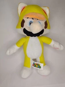 2023 Official Nintendo Branded Cat Suit Mario 12" Plush Super Mario Bros. - Picture 1 of 3