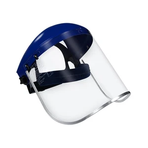 Full Face Impact Resistant Safety Faceshield (B1BL+FC48) | Clear | Extrusion-... - Picture 1 of 7