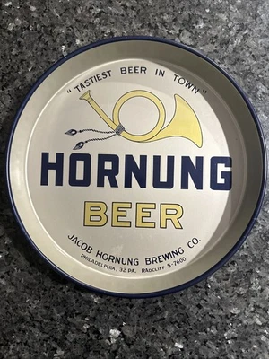 Vintage Hornungs Beer Tray Jacob Hornung Brewing Company, Philadelphia PA - Image 1 of 4