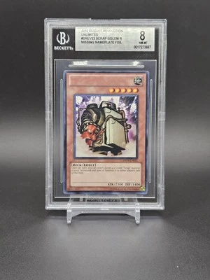 Yu-Gi-Oh! Scrap Golem Rare Unlimited DREV23 Missing Nameplate Error Foil BGS 8 - Image 1 of 2