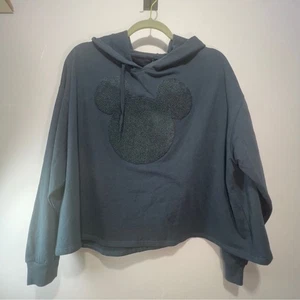 Sudadera con Capucha Recortada Azul Marino Disney Mickey Mouse - XXL - Imagen 1 de 7