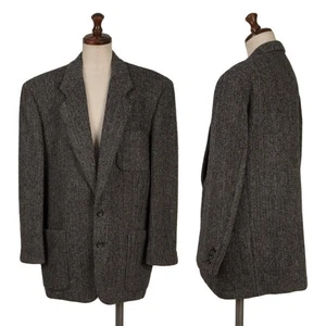 tricot COMME des GARCONS Harris Tweed Herringbone Jacket Size M(K-163906) - Picture 1 of 12