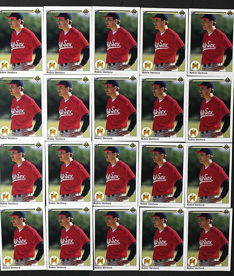 1990 Upper Deck Robin Ventura Rookie Card RC  #21 - Chicago White Sox (x20) - Image 1 of 1