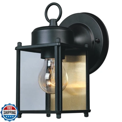 FUENTE DE DISEÑADORES Preston Lámpara de Exterior, Linterna de Pared Exterior de 8 Pulgadas Foto 1 de 4