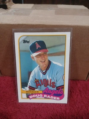 Manager Doug Rader 1989 Topps #99T MLB Angels - Image 1 of 2