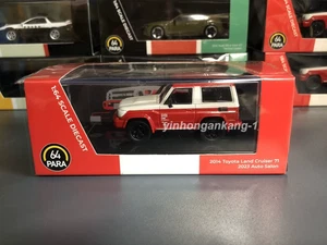 PARA64 Maßstab 1:64 Toyota Land Cruiser LC71 rot/weiß Diecast Auto Modell Geschenk - Bild 1 von 7