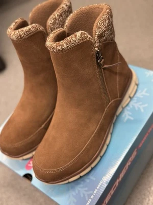 Skechers Suede Leather Boots - Image 1 of 4