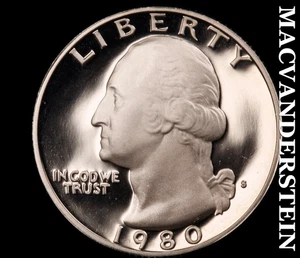 1980-S Washington Quarter-Choice Gem Proof No Reserve #KLB2089 - Bild 1 von 2