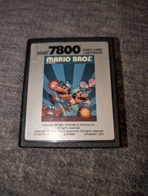 Atari 7800 Mario Brothers Bros (1983) Free Shipping! Cartridge Only!