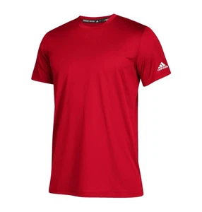 NUEVA Camiseta Atlética Adidas Clima Tech Roja Manga Corta TALLA S Pequeña - Imagen 1 de 2
