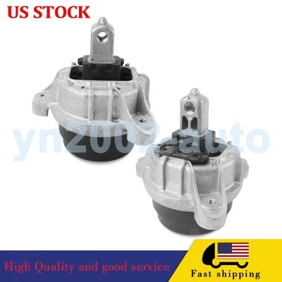 2pcs Front L & R Engine Motor Mount For BMW 528i 535i 640i xDrive 2.0L 2012-2016 - Image 1 of 4