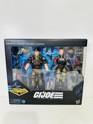 G.I. Joe Classified Series #138 Night Force Vincent R Falcon Falcone & Quarrel - Imagem 1 de 2
