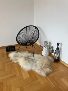 Luxurious XXXL Icelandic Sheepskin Rare Rug Lambskin Hide Throw 100%Natural #223 - Picture 1 of 4