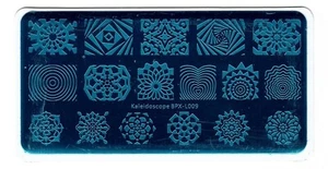 Kaleidoscope Theme Nail Art Stamping Manicure DIY Template Image Plate BPX-L009 - Picture 1 of 9