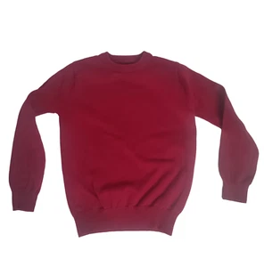 Cherokee Pullover Sweater Red Youth Boy's Size Large 12/14 100% Cotton - Picture 1 of 9