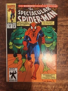 Spectacular Spider-Man #185 (Februar 1992 Marvel) The Weirdest Issue Of The Year - Bild 1 von 2