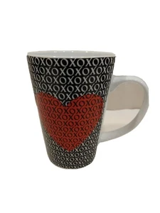 ZRIKE Valentines Day xoxo hugs kisses heart mug cup ceramic NEW with Tag - Picture 1 of 7