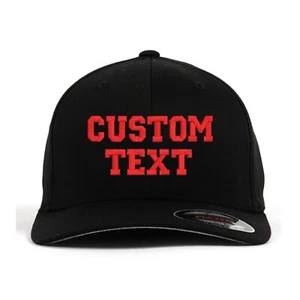 Custom make flex fit cap hat, custom embroidered flex fit ball cap, custom cap - Picture 1 of 18