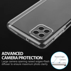 Funda protectora de silicona flexible de goma poliuretano termoplástico transparente cristalina para Boost Mobile Celero 5G - Imagen 1 de 5
