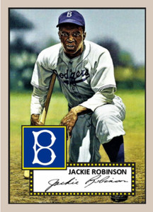 JACKIE ROBINSON ACEO ART CARD H### BUY 5 GET 1 FREE ### or 30% OFF 12 OR MORE