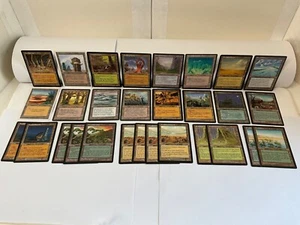 Lot of 29 MTG Magic the Gathering **Land** Special Green/White/Red/Black/Blue - Picture 1 of 9