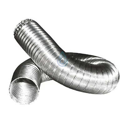 TUBO FLESSIBILE ESTENSIBILE  FINO A 3MT ALLUMINIO RESISTENTE 300° MF Ø80 /300 - Immagine 1 di 4