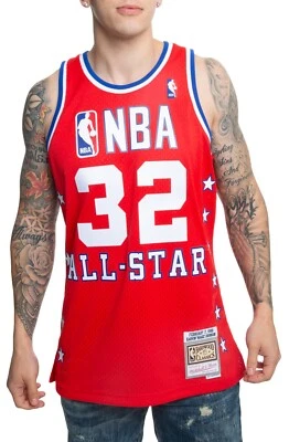 Camiseta deportiva Mitchell Ness 1988 Magic Johnson All Star Game Western Swingman roja Foto 1 de 4