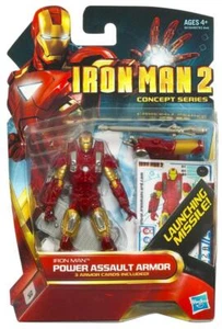 Marvel Iron Man 2: Concept Series Power Assault Armor Iron Man 10cm Figur - Bild 1 von 2
