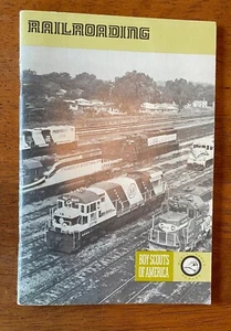 Merit Badge Series RAILROADING Boy Scouts of America (Paperback 1978) - Picture 1 of 2