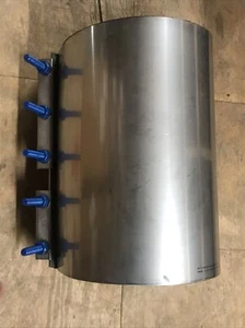 "Abrazadera de reparación de acero inoxidable 12"" 12,62-13,02 x 20"" Smith Blair 261 IPS/acero 12,75" - Imagen 1 de 10