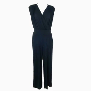 CABI Women Downtown Jumpsuit Size XS Black Sleeveless Cropped Modern 64-7 - Picture 1 of 12